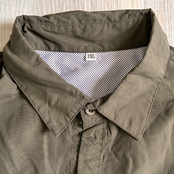 Men's Long Sleeve Shirt Summer Lightweight Shirt Hiking Nylon Outdoor Work Cargo - Picture 5 of 9